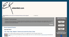 Desktop Screenshot of ekleinfeld.com
